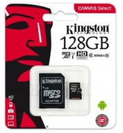 KINGSTON PAMÄŤOVÁ KARTA 128GB MICRO SD CLASS 10