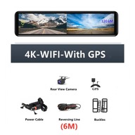 Dash Cam 4K videorekordér spätné zrkadlo