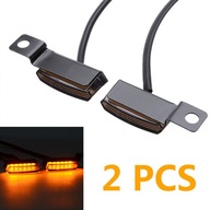 2ks 12V 2W Amber LED Motocykel Scooter Turn On