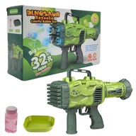 BUBBLE LAUNCHER pištoľ na mydlové bubliny Sada BAZOOKA LIQUID