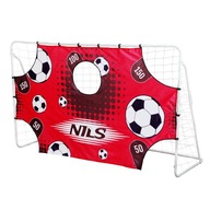 FUTBALOVÁ BRANKA SO SIEŤOU A ZACIELOVACÍM PANELOM 240x150cm NILS BR240P 2v1