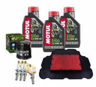 Filter HONDA NTV 650 NT650V Olejový Motul 5100 Zapaľovacie sviečky