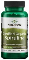 swanson spirulina organic 500 mg 180 tab.