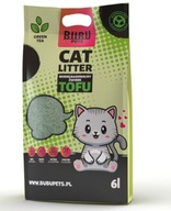 Bubu Pets - Tofu biologicky rozložiteľná podstielka - ZELENÝ ČAJ - 6L