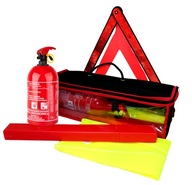 Bezpečnostná súprava hasiaceho prístroja trojuholníková vesta