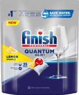 FINISH Quantum All-in-1 tablety do umývačky riadu 35 citrónov