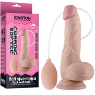 Dildo telovej farby s funkciou striekania, 8