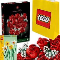 KYTICA RUŽÍ LEGO 10328 Darček na Valentína PRE JEJ IKONY RUŽÍ + TAŠKA +40747