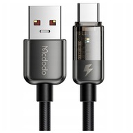 MCDODO USB-C KÁBEL RÝCHLO NABÍJANIE PRE SAMSUNG USB TYP C 6A 100W 2M LED