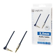 LL MINI JACK KÁBEL 3,5mm KÁBEL 3m ZLATÝ UHOL 90