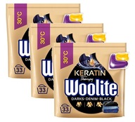 Woolite Dark Kapsule na pranie čiernej farby 3x33