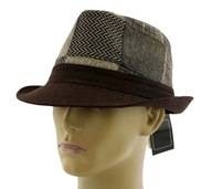 LINEA UOMO Jesenná čiapka fedora TEPLÁ 60/61cm