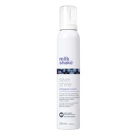 MILVER SHAKE Mousse pre blond šedivé vlasy SILVER SHINE šľahačka 200 ml