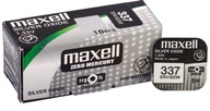 10x strieborná batéria MAXELL 337 / SR416SW