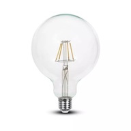 LED žiarovka 6W Filament E27 Kula Glob G125 V-TAC VT-1983 3000K 600lm