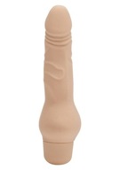 NATURAL PENIS NUDE SILICONE CLASSIC VIBRATOR