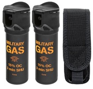 Paprikový sprej Military Gas 75 ml 2 ks + púzdro