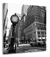 New York Avenue Clock Maľba na plátne 40x40 cm