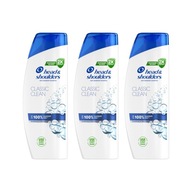 Head & Shoulders Classic Clean sada šampónov proti lupinám 400ml x3