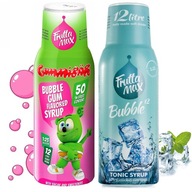 FruttaMax 2 sirupy: Bubble Gum + Tonic, 500 ml.