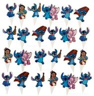 STITCH TOPPERS Lilo&Stitch narodeninová ozdoba 24 ks