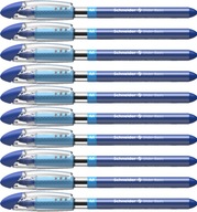 Schneider Slider Basic M modré guľôčkové pero 10 ks