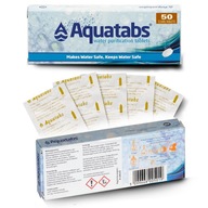 AQUATABS TABLETY NA ÚPRAVU VODY 50 tabliet