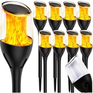 8x LED Solárna lampa LAMPA DRIVE TORCH Flame 65cm Strong PREMIUM