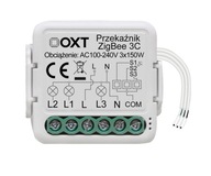 OXT Reléový modul mini 3 okruhy ZigBee Tuya