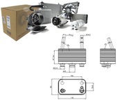 OLEJOVÝ CHLADIČ BMW X5 (E53) 3,0-4,6 01,00-10,06 N