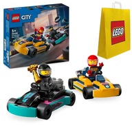 LEGO CITY 60400 Motokáry a pretekári + Originálna taška LEGO