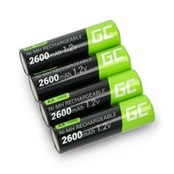 Batéria Green Cell HR6 AA Ni-MH 2600mAh - 4 ks.