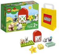 LEGO Duplo 10949 Farmárske zvieratá Prasa Ovečka Mačiatko Kocky 2+ Taška