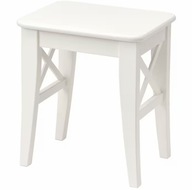 IKEA INGOLF Taburetka, biela, 45 cm