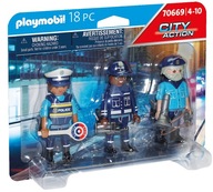 PLAYMOBIL 70669 SÚPRAVA POLICAJNÝCH FÓGIEK POLICAJT