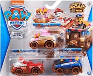 PAW PATROL METAL CARS CHASE MARSHALL SKYE