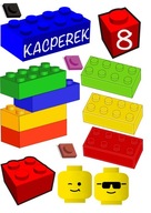 PAPIEROVÁ CUKROVÁ PASTA LEGO BLOCKS TOYS HRY ZÁBAVNÉ