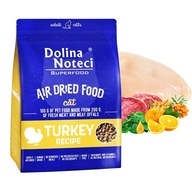 DOLINA NOTECI SUPERFOOD Sušené krmivo pre mačky Morka 1 kg, suché, zdravé