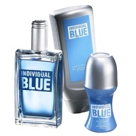 AVON Individual Blue Parfum + Roll-on Gel Set