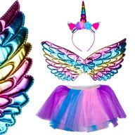 OUTFIT KOSTÝM JEDNOROŽCA SUKŇA PEGASUS TUTU