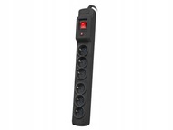 ARMAC MULTI M6 POWER STRIP BLACK 2,5M prepäťová ochrana