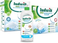 LUDWIK Ekologické tablety do umývačky riadu 30 soli 2 kg Leštidlo 500 ml