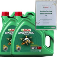 Castrol Magnatec 10w40 diesel B4 RN0700 RN0710 Fiat 9.55535 D2 8l