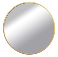 Okrúhle nástenné zrkadlo Loft Frame 60 Gold PL