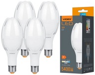 LED žiarovka 50W E27 5400Lm 4000K mliečna, 4 kusy