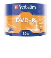 Verbatim DVD-R 16x 4,7 GB 50P SP Matt Silver Wrap 4