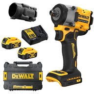 Rázový uťahovák 406Nm 18V XR 2x5Ah DeWALT DCF922P2T+ gumový kryt PB921.22.2