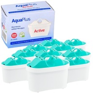 10x AquaPlus filter na vodu z kanvice, náhrada za Dafi Unimax Brita Maxtra Plus