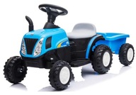 NEW HOLLAND BATÉRIOVÝ TRAKTOR S PRÍVESOM