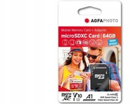Karta AGFA MicroSDXC 64 GB 100 MB/s MicroSD + ADAPTÉR